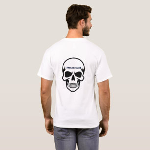 Camiseta Crânio Urbano: Silêncio em Estilo