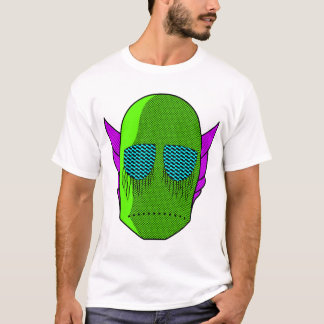 Camiseta Crânio Verde