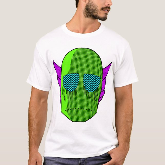 Camiseta Crânio Verde (Frente)