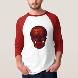 Camiseta Crânio Vermelho