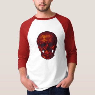 Camiseta Crânio Vermelho