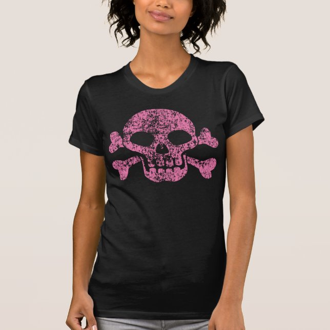 Camiseta Crânio vestido e Crossbones (Frente)