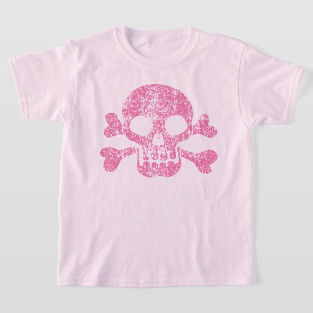 Camiseta Crânio vestido e Crossbones (Postura )