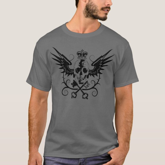Camiseta Crânio voado (Frente)