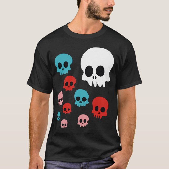 Camiseta Crânios (Frente)