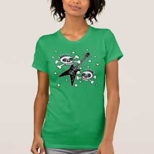 Camiseta Crânios de Heavy Metal