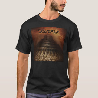 Camiseta Crânios de mosca-da-alma entalhe metal de traço 17