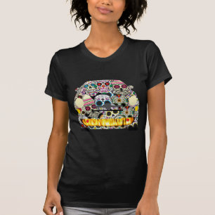 Camiseta Crânios do açúcar de Fiat Abarth