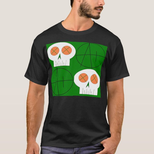 Camiseta crânios do plad (Frente)