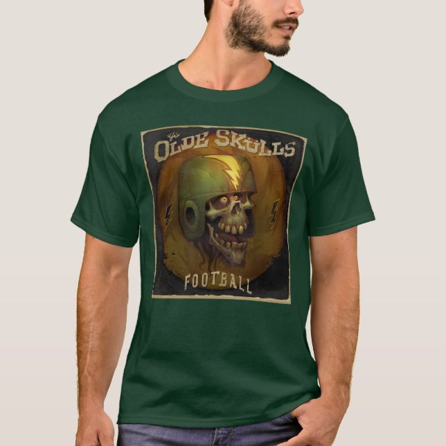 Camiseta crânios do YE Olde (Frente)