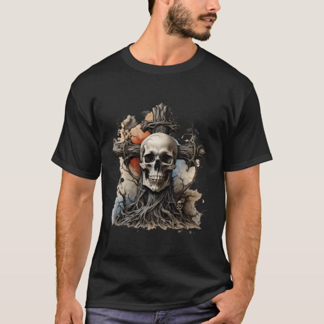 Camiseta Crânios e Cruzes: O Ajuntamento (Frente)