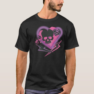 Camiseta Crânios e relâmpago de Supergirl