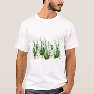 Camiseta Crânios nas ervas daninhas