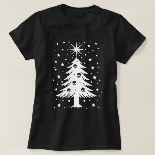 Camiseta Crânios Para Árvore De Natal