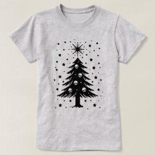 Camiseta Crânios Para Árvore De Natal