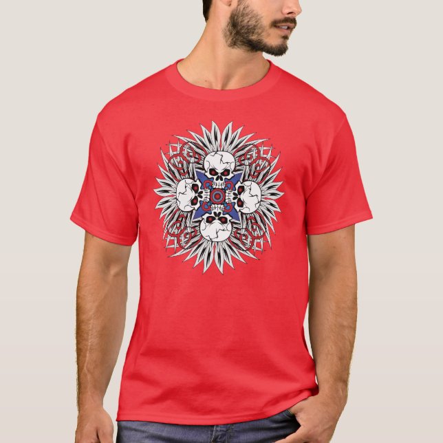 Camiseta Crânios primitivos (Frente)