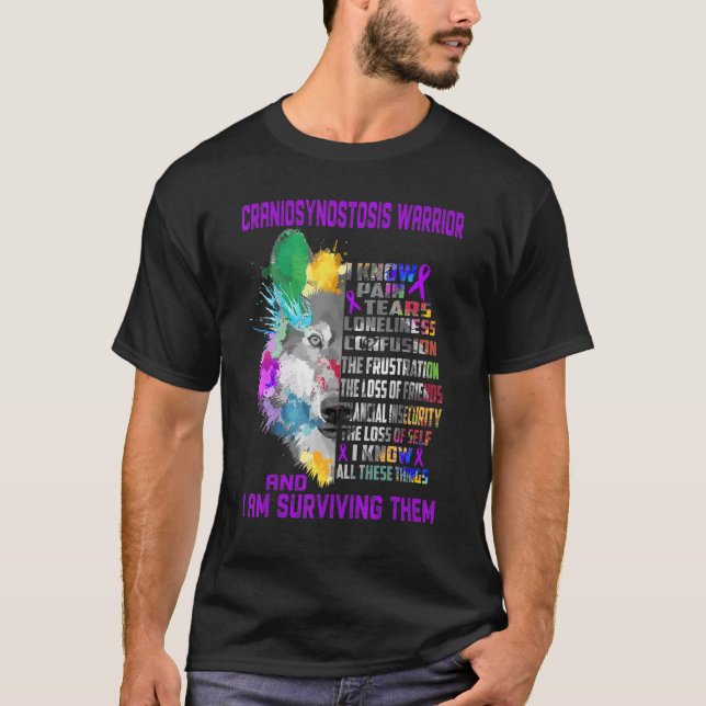 Camiseta Craniosinostose Eu Conheço Todas As Coisas E Eu So (Frente)