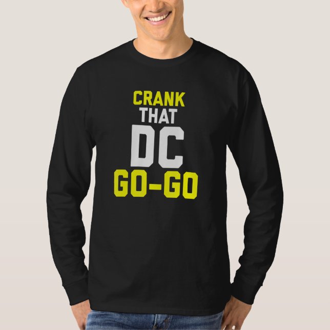 Camiseta Crank Que Washington Dc Go Go Design (Frente)