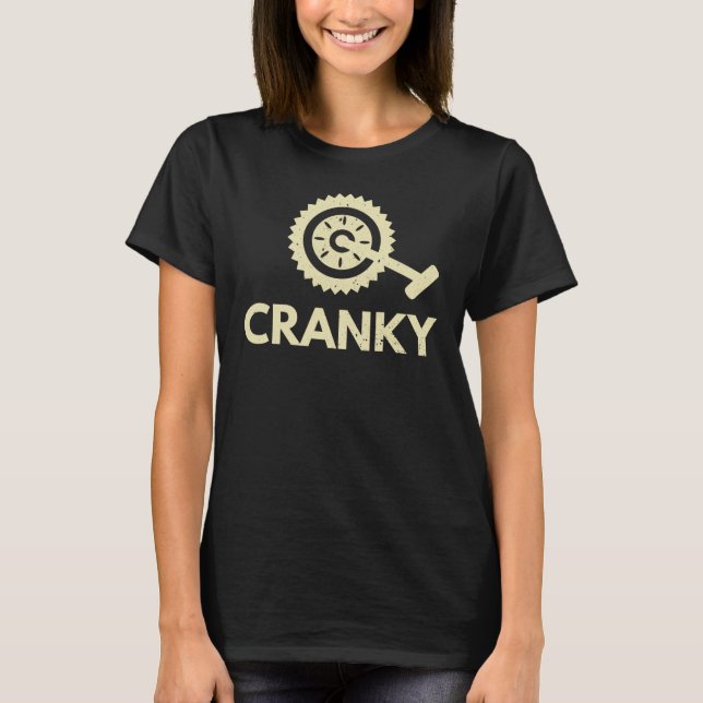 Camiseta Cranky / Bicicleta/ Ciclista (Frente)