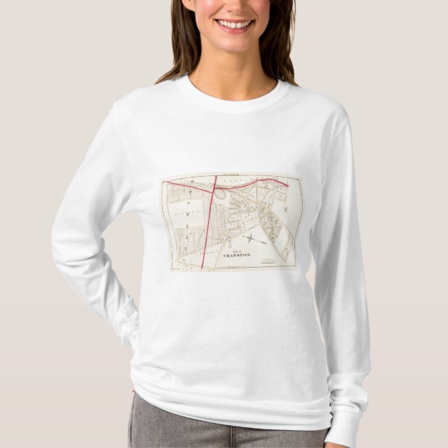 Camiseta Cranston Johnston Rhode - ilha (Frente)
