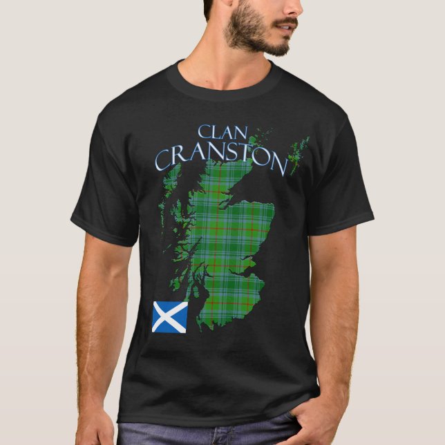 Camiseta Cranston Scottish Clan Tartan Scotland (Frente)