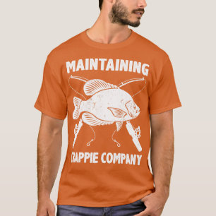 Camiseta Crappie Engraçado Pun Pomoxis Pescador Dizendo