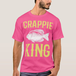 Camiseta Crappie King Crappie Pesca Peixes