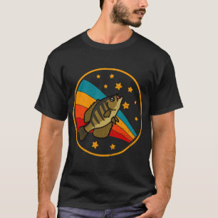 Camiseta Crappie Retro no Espaço Esporte de Pesca e Pesca F