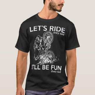 Camiseta Crash de Bike Engraçado