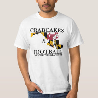 Camiseta Crashers de Casamento e Crabcakes e Futebol