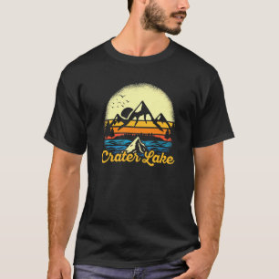Camiseta Crater Lake Acampamento Deserto Pescador Natureza