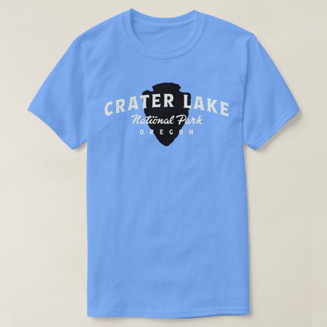 Camiseta Crater Lake National Park Arranchou Texto (Frente do Design)
