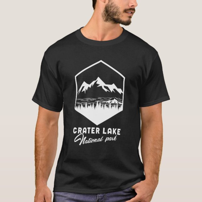 Camiseta Crater Lake National Park Hiking Vacation 2 (Frente)
