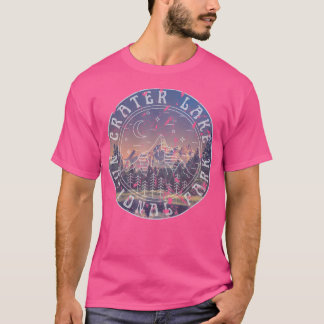 Camiseta Crater Lake National Park Montanhas Oregon Caminha