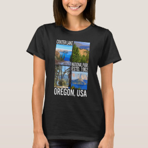 Camiseta Crater Lake National Park Oregon Nature Hiking Cam