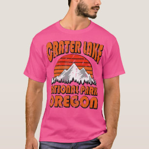 Camiseta Crater Lake Oregon Nature Hiking Mountions Outdoor