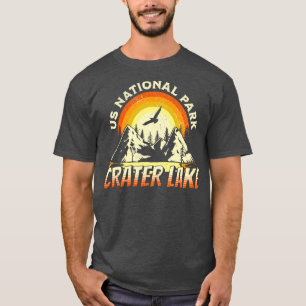Camiseta Crater Lake US National Park Oregon Hiking Camping