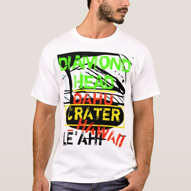 CAMISETA CRATERA DA CABEÇA DE DIAMANTE (Frente)