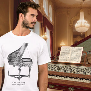 Camiseta Cravo Antigo Instrumento Musical Amante da Música
