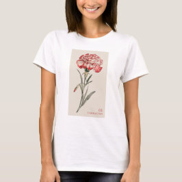 Camiseta Cravo - Flor de Nascimento em Janeiro