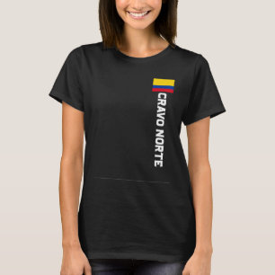 Camiseta Cravo Norte Colômbia Para Mulheres Colombianas
