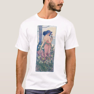 Camiseta Cravo (Quatro Flores), Alphonse Mucha