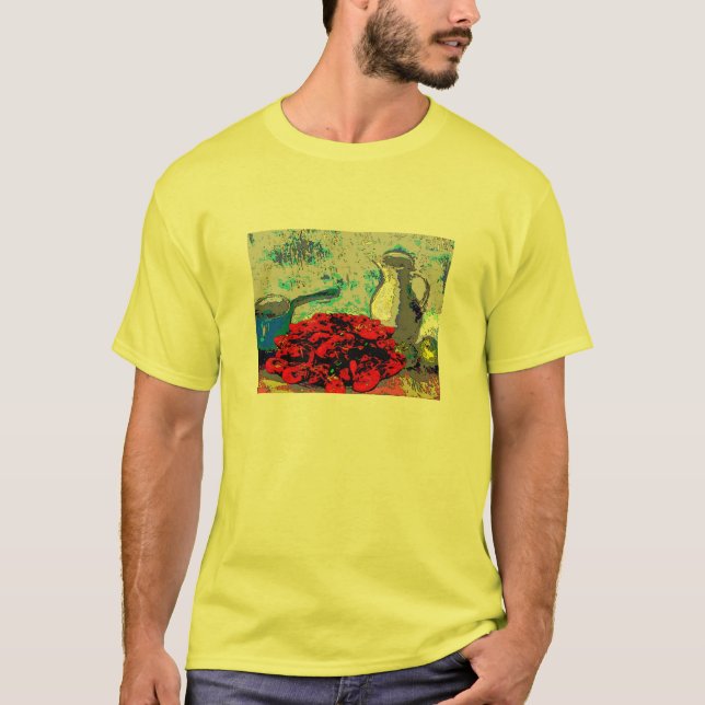 Camiseta Crawfish Ainda É Vida, Fauvismo (Frente)