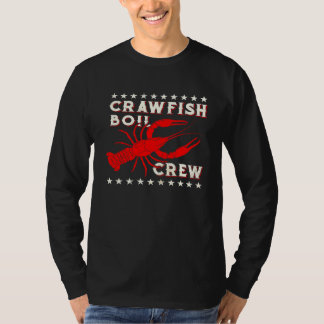 Camiseta Crawfish Boil Crew  Cajun  For Men Mardi Gras
