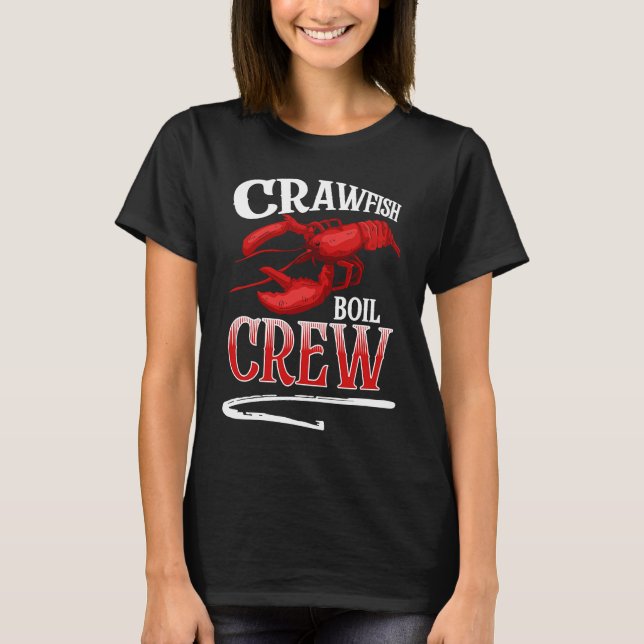 Camiseta Crawfish Boil Crew Crayfish (Frente)