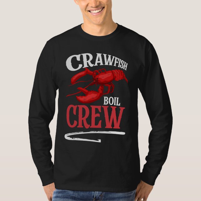 Camiseta Crawfish Boil Crew Crayfish  2 (Frente)