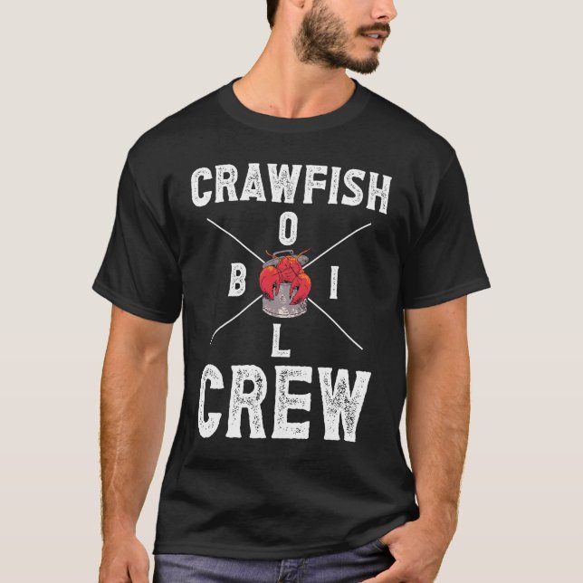 Camiseta Crawfish Boil Crew Crayfish  3 (Frente)