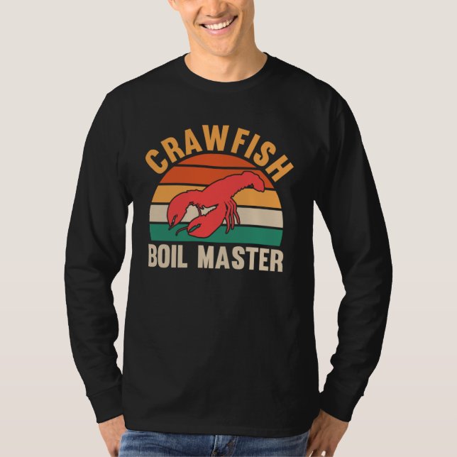 Camiseta crawfish boil master fish (Frente)