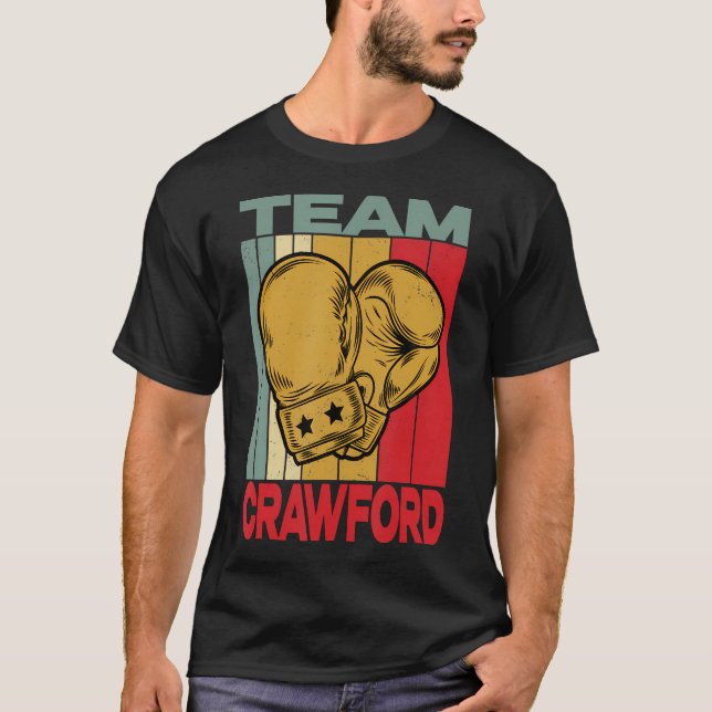 Camiseta Crawford Era Last Name Retro Family Name Crawford  (Frente)