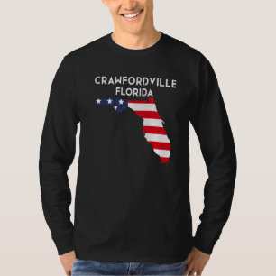 Camiseta Crawfordville Florida Florida EUA State America Vi